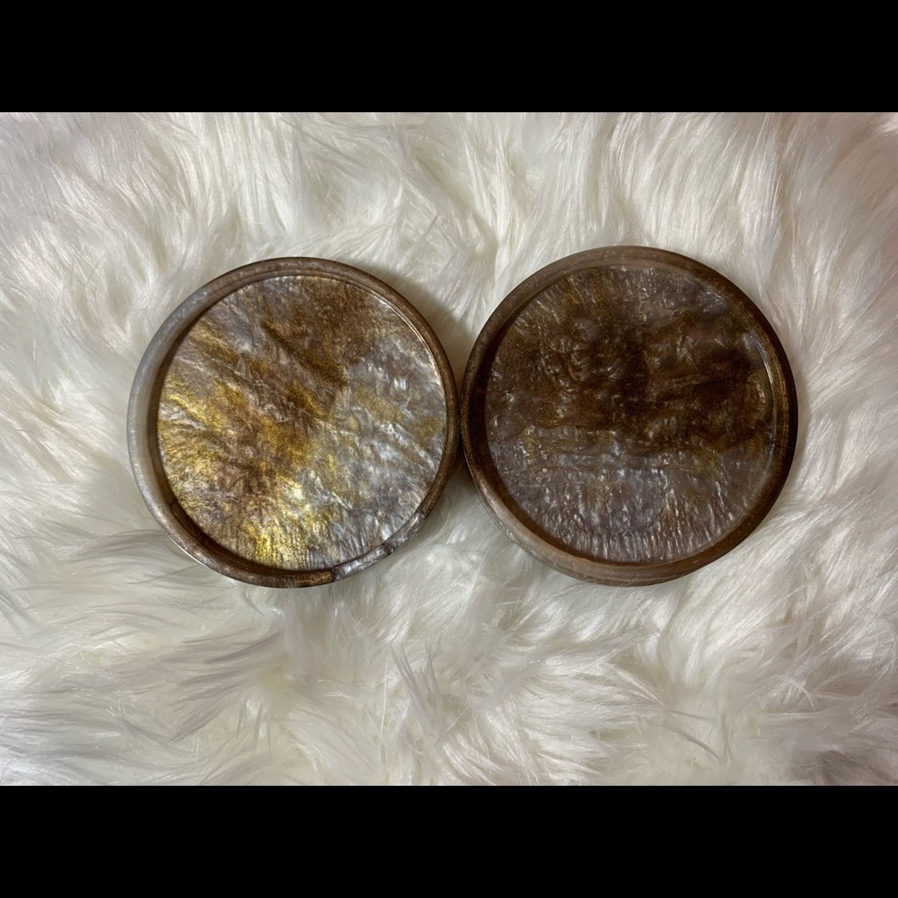Resin coasters